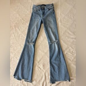 Flying Monkey Blue Flare Leg Jeans Size 24